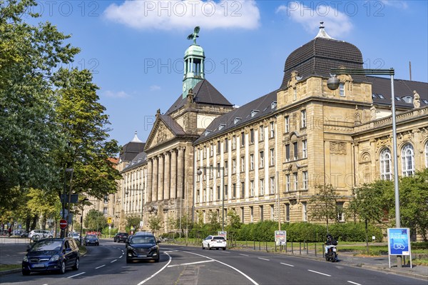 Building of the Düsseldorf district government, on Cecilienallee, administration building,