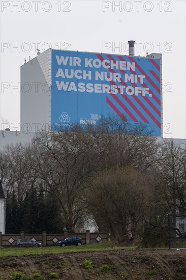 Thyssenkrupp Steel Europe AG Bochum plant, advertising for hydrogen as an energy source, joint