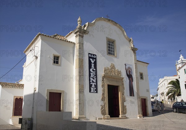 Church Igreja Sao Vicente in Albufeira, Algarve, Portugel
