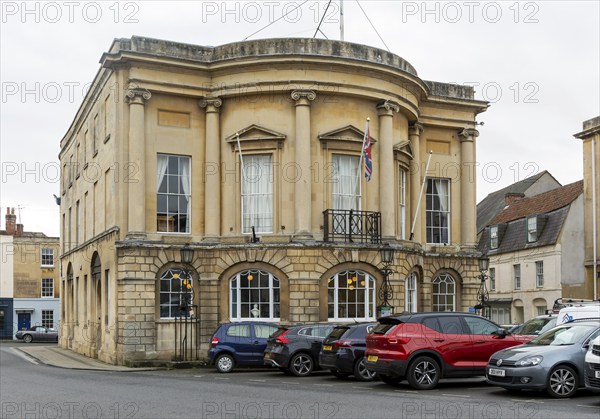 Town hall council offices building, Devizes, Wiltshire, England, UK architect Thomas Baldwin 1808