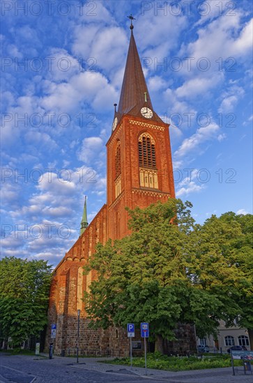 The church of St Jacobi in the old town of Stendal in the Altmark. Hanseatic city of Stendal,