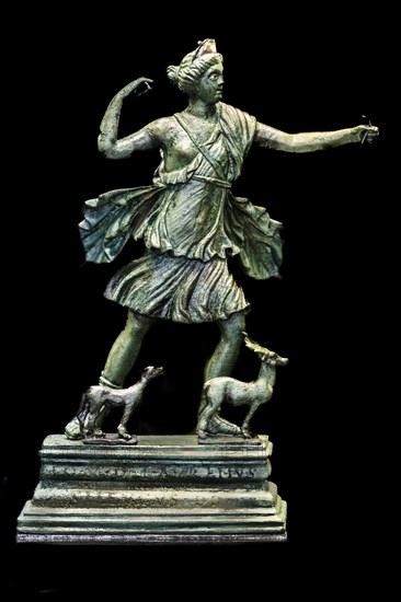 Statuettes depicting Diana the huntress from the 2nd-3rd century, Museo Archeologico Concordiese