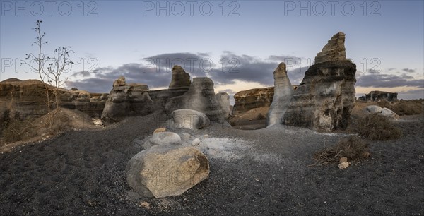 Stratified City, Ciudad estraticicada, Antigua Rofera de Teseguite, Lanzarote, Canary Islands,