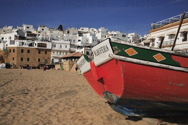 Albufeira beach in the Algarve, Portugal, Europe