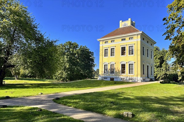 Luisium Palace in the Dessau-Wörlitz Garden Kingdom, Unesco World Heritage Site, summer feeling,