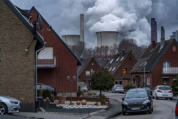 Lignite-fired power station, RWE Power AG Niederaußem power station, Niederaußem district,