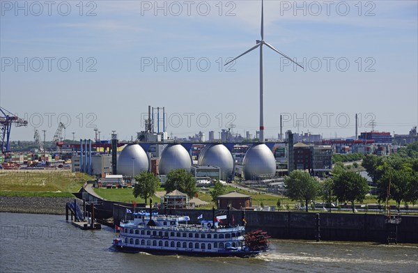 Hamburg, Köhlbrandhöft water treatment plant