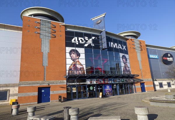 CineWorld 4DX IMAX Multiplex cinema building, Cardinal Park, Ipswich, Suffolk, England, UK