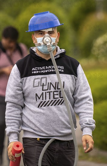 Demonstration against the restrictions in the Corona crisis, anti-vaccination, protest against