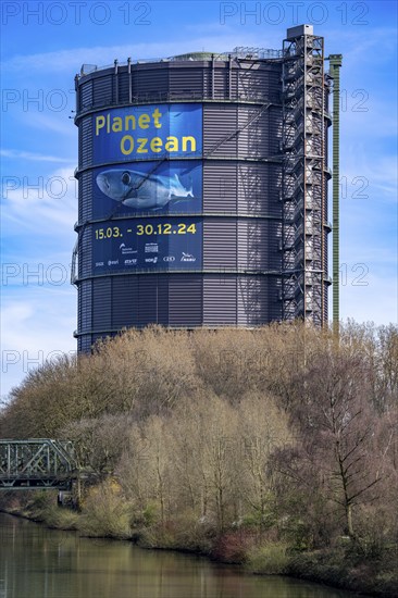 Plante Ozean exhibition in the Gasometer in Oberhausen, the world's oceans in their fragile beauty