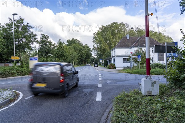 Green border, Siebengewald-Gaesdonck border crossing, south of Goch, without controls, between the