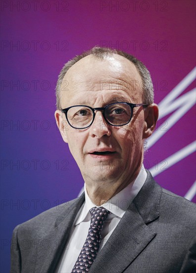 Friedrich Merz, Chairman of the CDU/CSU parliamentary group in the German Bundestag, recorded at