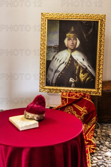 Villa Manin from the 17th century, residence of Ludovico Manin, the last Doge of Venice, Codroipo,