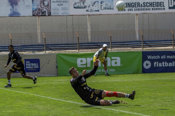 Fistball: TSV Pfungstadt against DSG UKJ Froschberg (IFA 2024 Fistball World Tour Finals Mannheim,