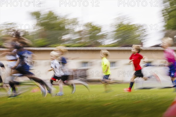 Children on the football pitch, Bonn, 19.06.2024