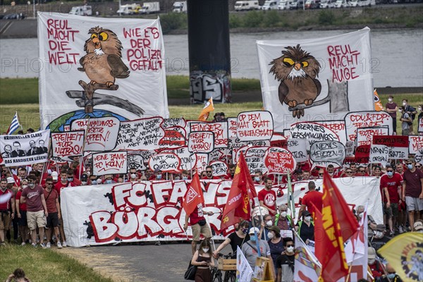 Demonstration against the planned assembly law in North Rhine-Westphalia, in Düsseldorf, various