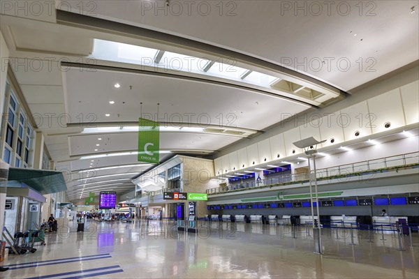 Terminal of Okinawa Airport (OKA) in Naha, Japan, Asia