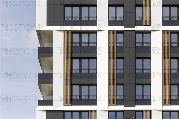 New development district with 600 newly built flats in the St. Marien residential park in Berlin's