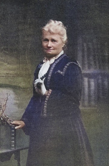 Flora Annie Steel, 1847-1929, English writer, illustration from the book The Masterpiece Library of