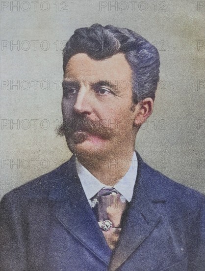 Guy De Maupassant, 1850-1893, in full Henry-Rene-Albert-Guy de Maupassant. French author. From the