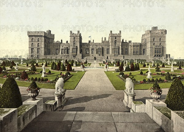 Windsor Castle, East Terrace, Windsor Castle, in the English town of Windsor in the south of