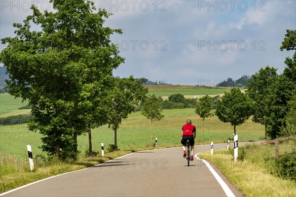 Landscape in the south of Lichtenfels, in Hesse, Germany, Europe