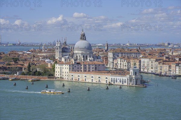 View from the tower of the church of San Giorgio Maggiore to the church of Santa Maria della