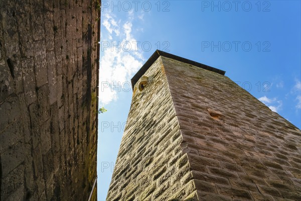 Hohenbeilstein Castle, hilltop castle, masonry, Beilstein, Heilbronn district, Baden-Württemberg,