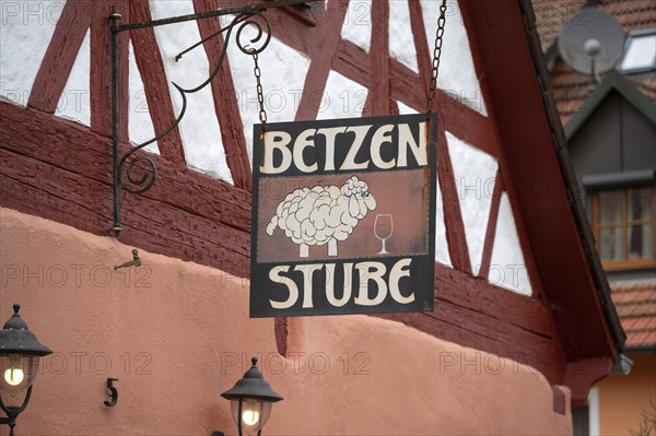 Nose sign of an economy, Betzenstein, Upper Franconia, Bavaria, Germany, Europe