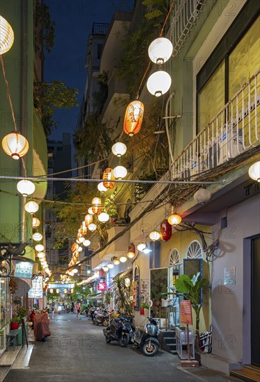 Saigon Japan Town by night, Ho Chi Minh City, Vietnam, Asia