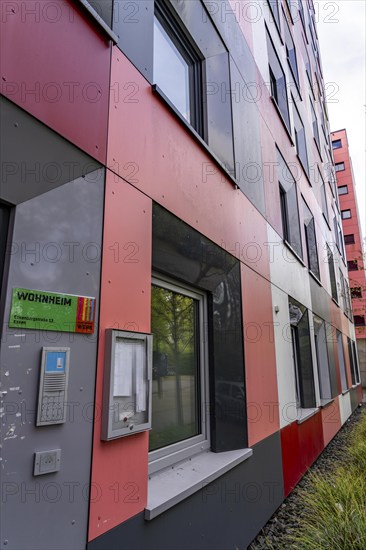 Student hall of residence of the Studierendenwerk Essen-Duisburg in Essen, over 310 furnished rooms