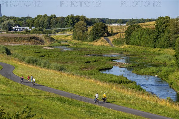 Emscherland, a new nature and water adventure park on the renaturalised Emscher, at the water