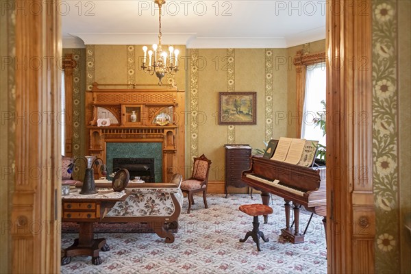 Muskegon, Michigan, The Thomas Hume house at the Hackley and Hume Historic Site, operated by the