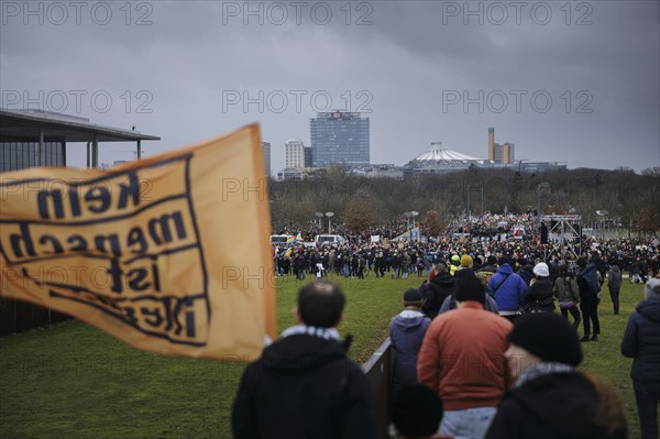 Demonstration at the Reichstag building under the slogan 'Äô We are the firewall'Äô. Organisers