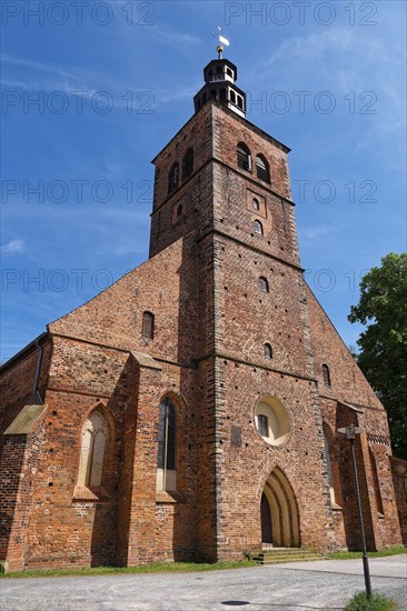 St Mary's Church in the old town of Gardelegen. Hanseatic town of Gardelegen, Saxony-Anhalt,