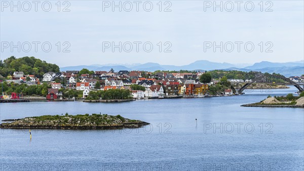View of STAVANGER, FjordSailing, Stavanger, Boknafjorden, Norway, Europe