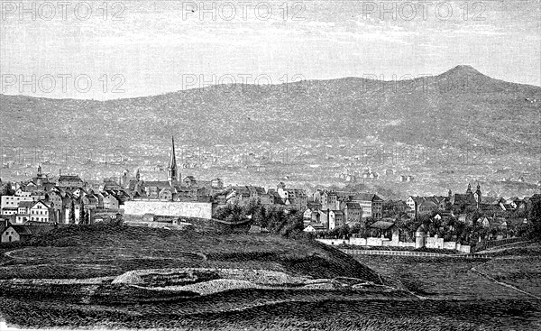 Liberec, German Reichenberg is a town in northern Bohemia in the Czech Republic, in 1880,