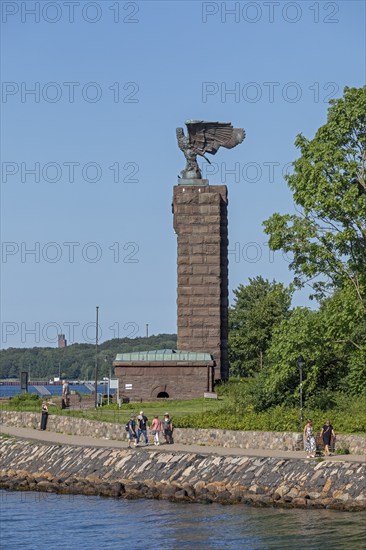 Submarine memorial, Möltenort, Heikendorf, Schleswig-Holstein, Germany, Europe