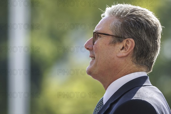 Keri Starmer, Prime Minister of the United Kingdom of Great Britain and Northern Ireland, during a