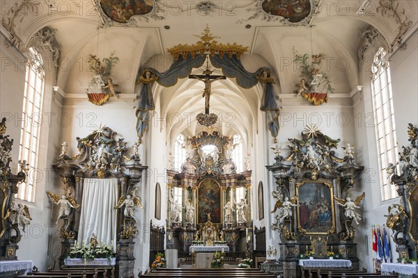 Church of St Bartholomew and St George, Volkach, Mainfranken, Lower Franconia, Franconia, Bavaria,