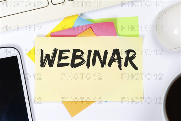 Webinar online training Internet seminar Training course Workshop learning Education as a business