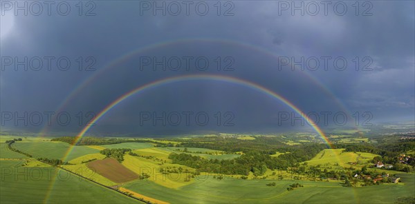 Storm on the Triebenberg near Dresden, Dresden, Saxony, Germany, Europe