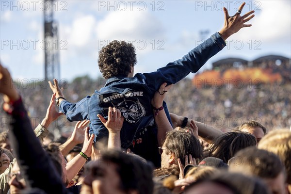 Copenhagen, Denmark - 19.6.2024: Bryan Dexter Holland, singer of The Offspring at the Copenhell