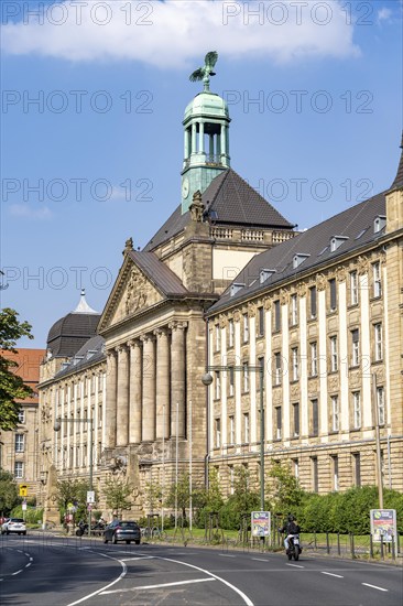 Building of the Düsseldorf district government, on Cecilienallee, administration building,
