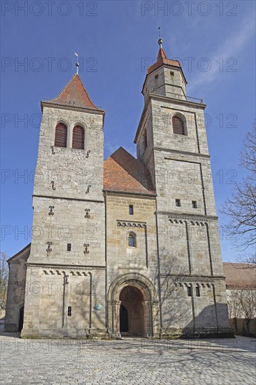 Collegiate Church, Feuchtwangen, Middle Franconia, Franconia, Bavaria, Germany, Europe