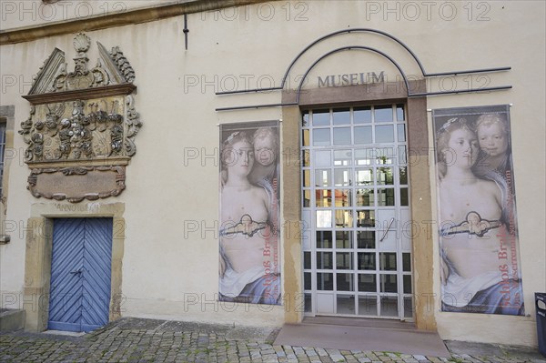 Brake Castle, entrance to the Weser Renaissance Museum, Lemgo, North Rhine-Westphalia, Germany,