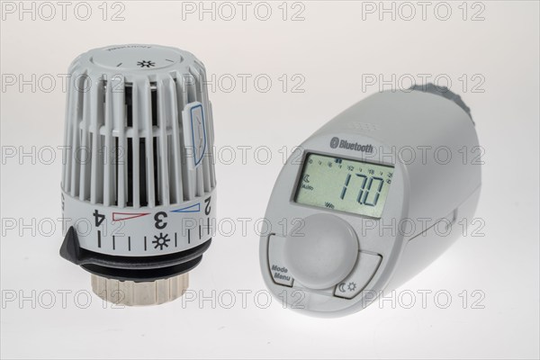 Heating thermostats, digital and manual thermostats, for heat control on heating systems
