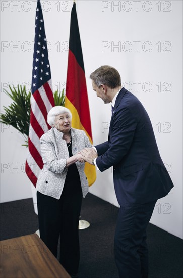 Christian Lindner (FDP), Federal Minister of Finance, meets Janet Yellen, Secretary of the Treasury