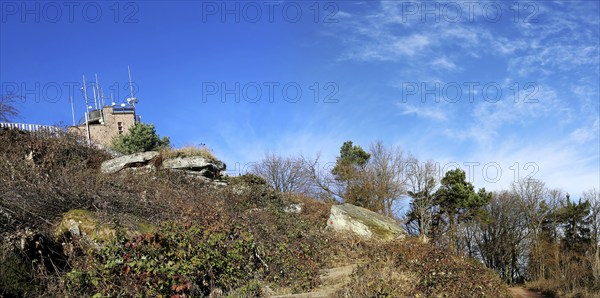 View of the summit of the Kalmit, the highest peak in the Palatinate Forest at 672 metres above sea