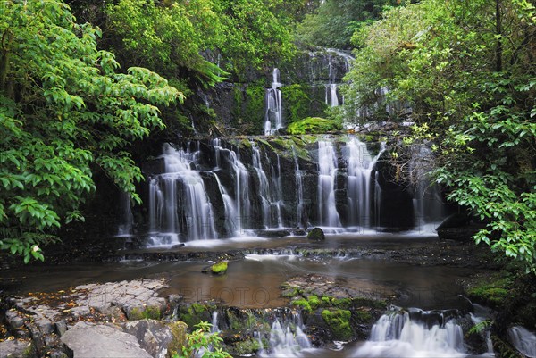 Purakaunui Falls, Catlins Forest Park, Otago, South Island New Zealand, Parakaunui Falls, Otago,